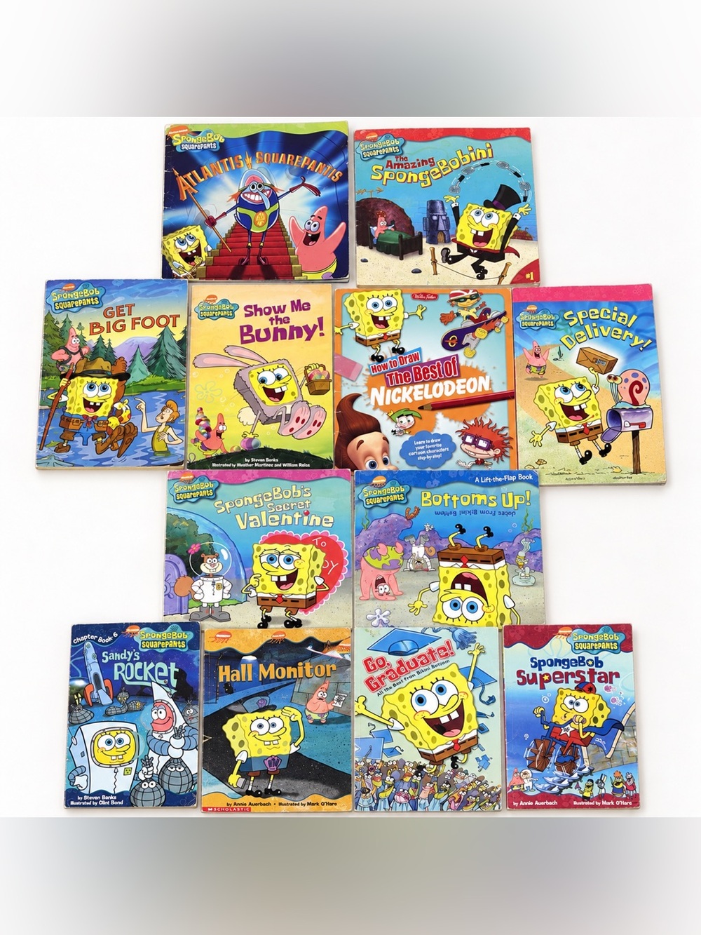 SpongeBob SquarePants Children’s Book Lot of 11 Nickelodeon